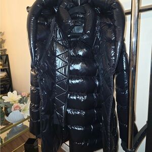 RUDSAK Shiny Black Puffer Coat